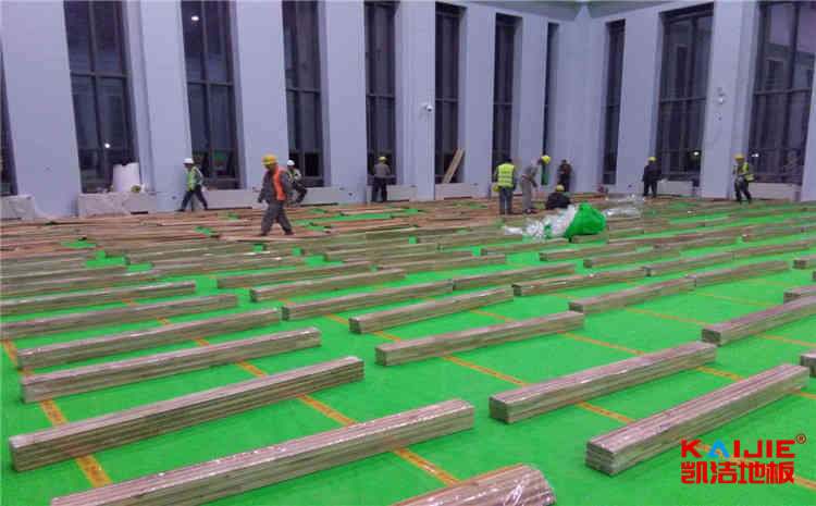 訓練館籃球地板施工技術